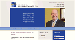 Desktop Screenshot of denniswallacelaw.com